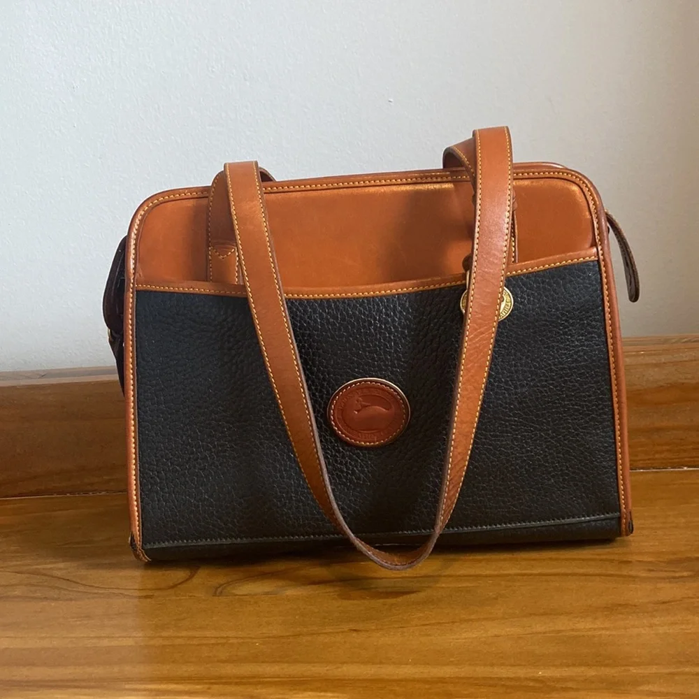 Vintage Dooney & Bourke AllWeather Leather Satchel - Picture 11 of 13